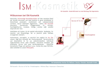 Tablet Screenshot of ism-kosmetik.de